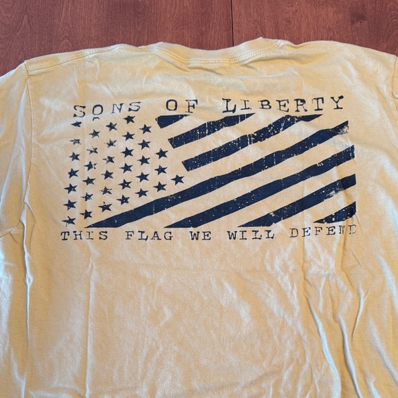 Howitzer MFG Men's Short Sleeve Tees - Yellow and Gray - Picture 5 of 11